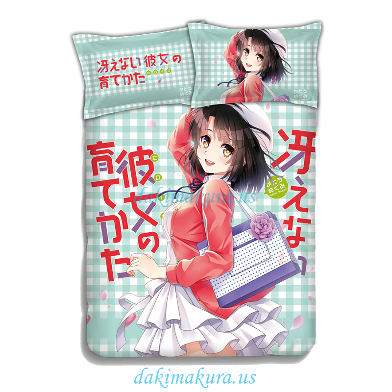 Megumi Kato - SaeKano Japanese Anime Bed Sheet Duvet Cover with Pillow Covers